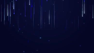 流星粒子动态背景蓝色科技视频的预览图